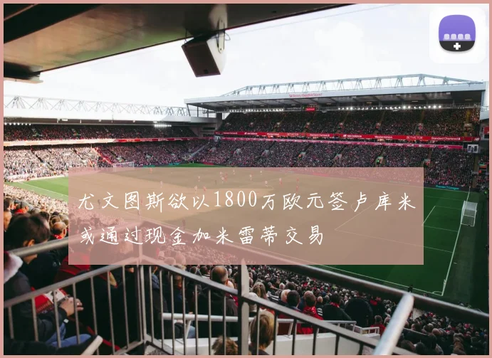 尤文图斯欲以1800万欧元签卢库米或通过现金加米雷蒂交易